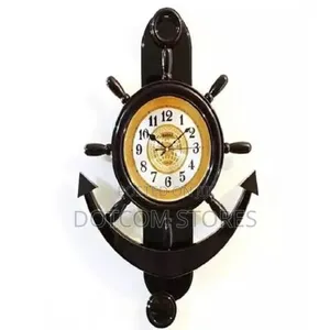 Anchor Pendulum Wall Clock/Design May Differ - Brown/Black