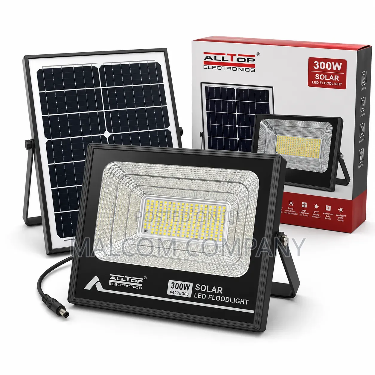 300W Solar LED Floodlight