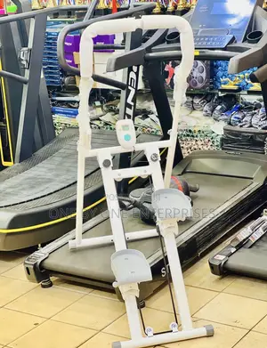 Foldable Vertical Stair Climber and Cardio Exercise Machine
