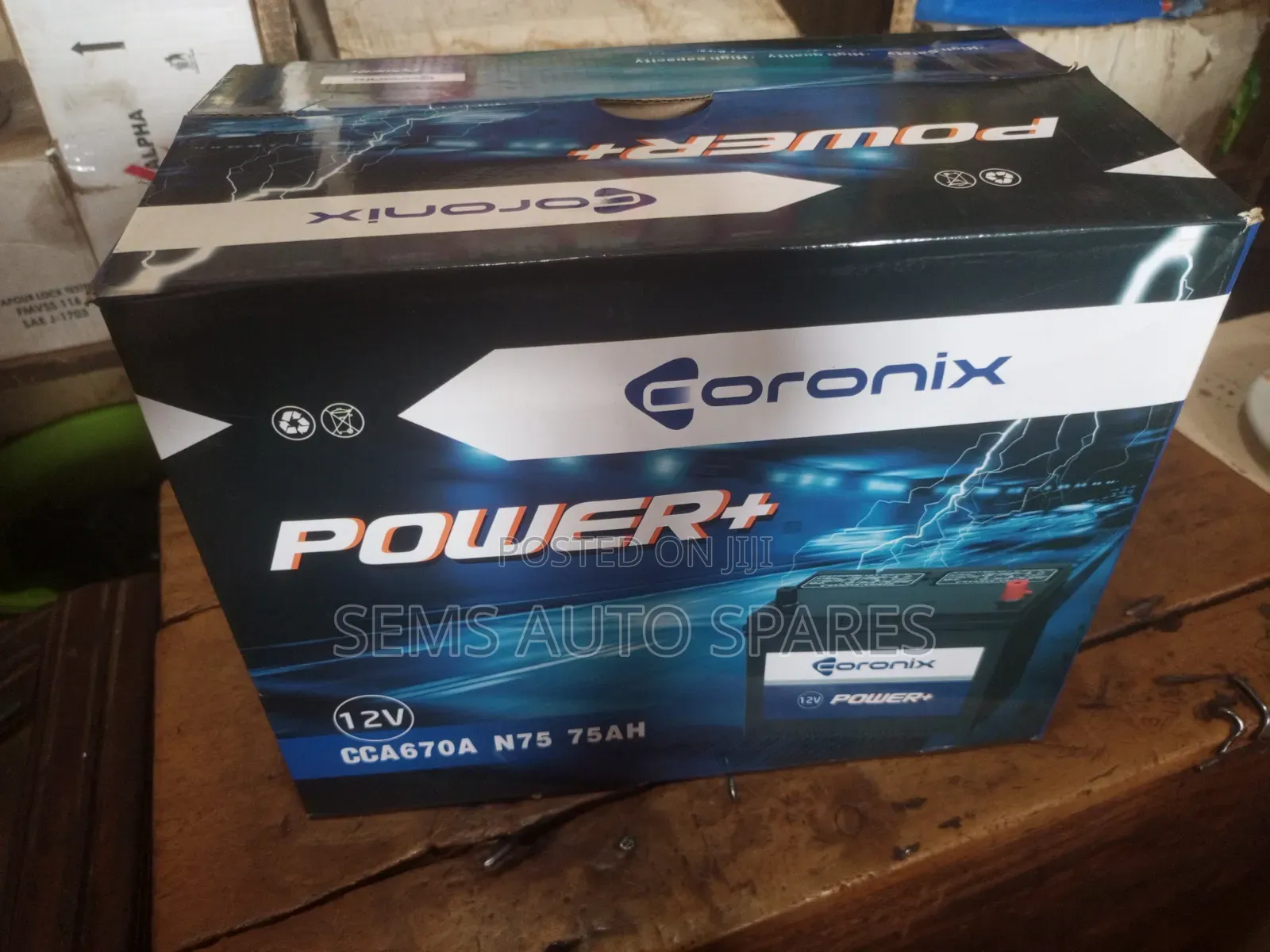 N75 75AH Battery Power +