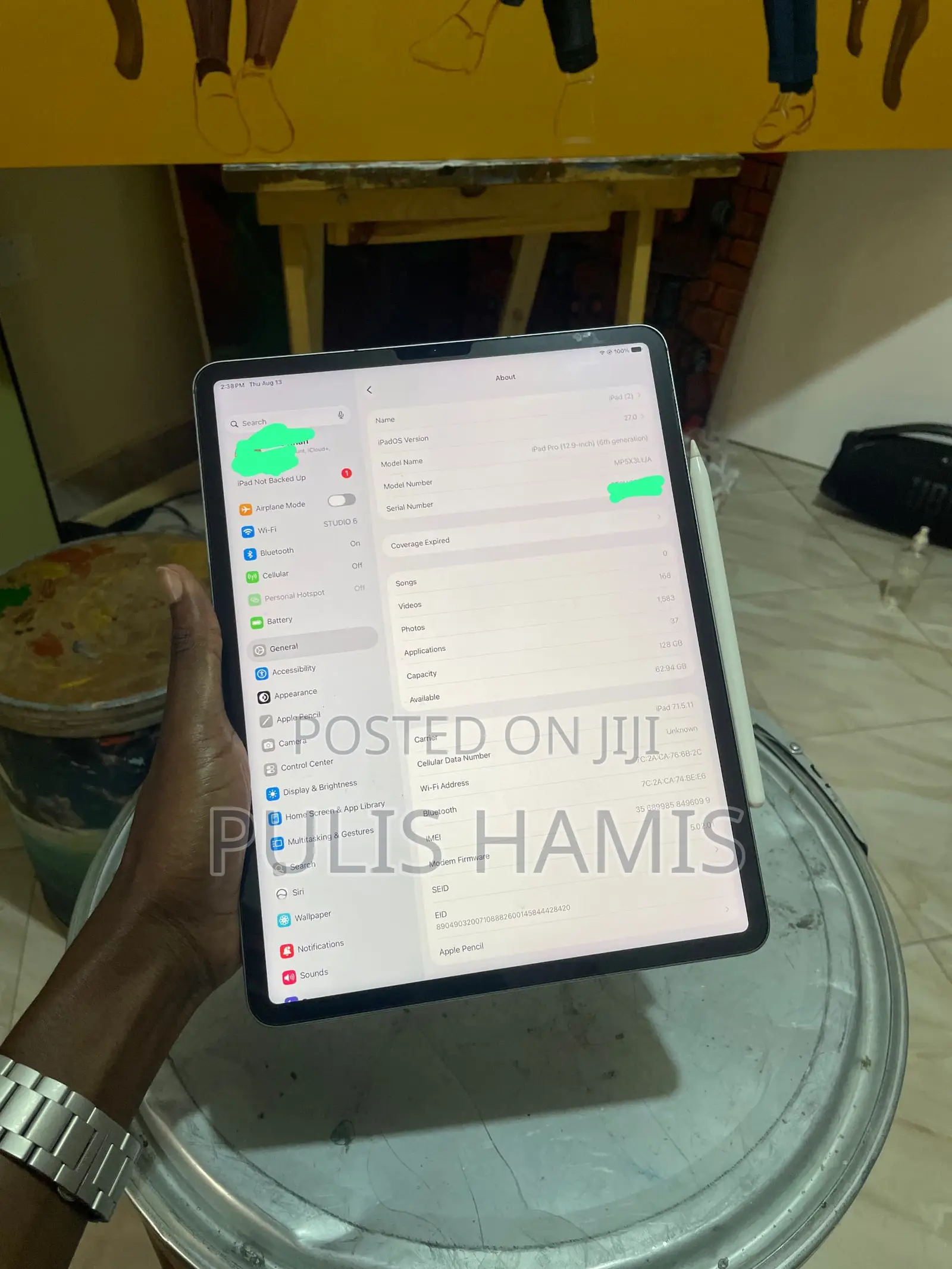 Apple iPad Pro 12.9 (2022) 128 GB Gray