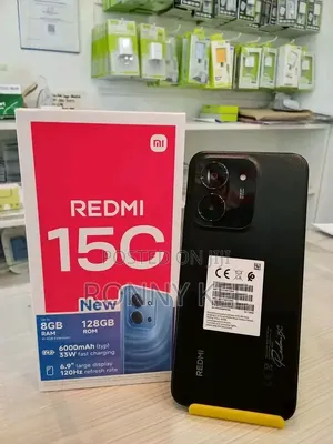 New Xiaomi Redmi 15C 4G 256 GB Black