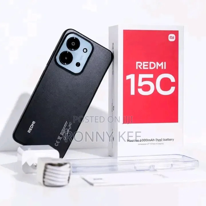 New Xiaomi Redmi 15C 4G 256 GB Black