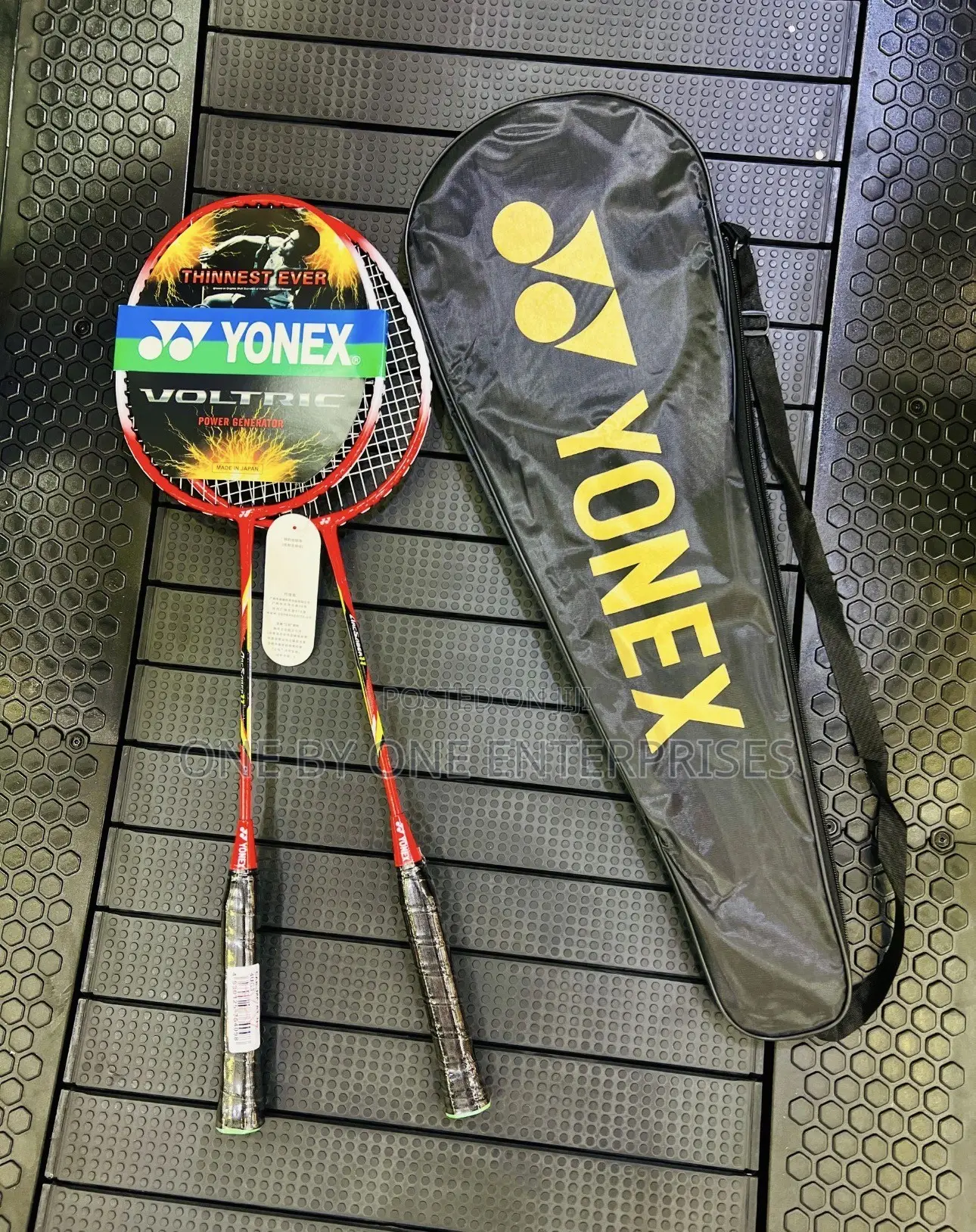 Red Yonex Badminton Rackets