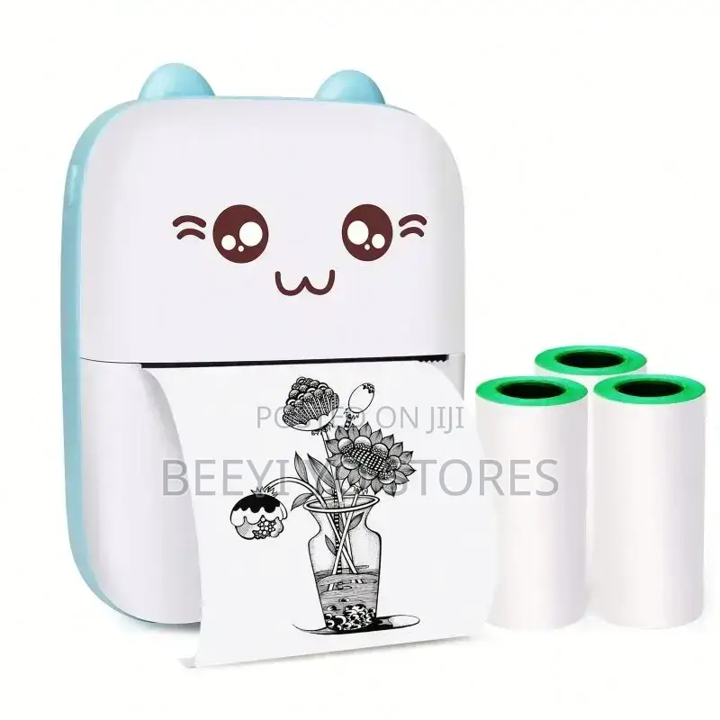 ​Mini Portable Thermal Pocket Printer With Cute Face Design