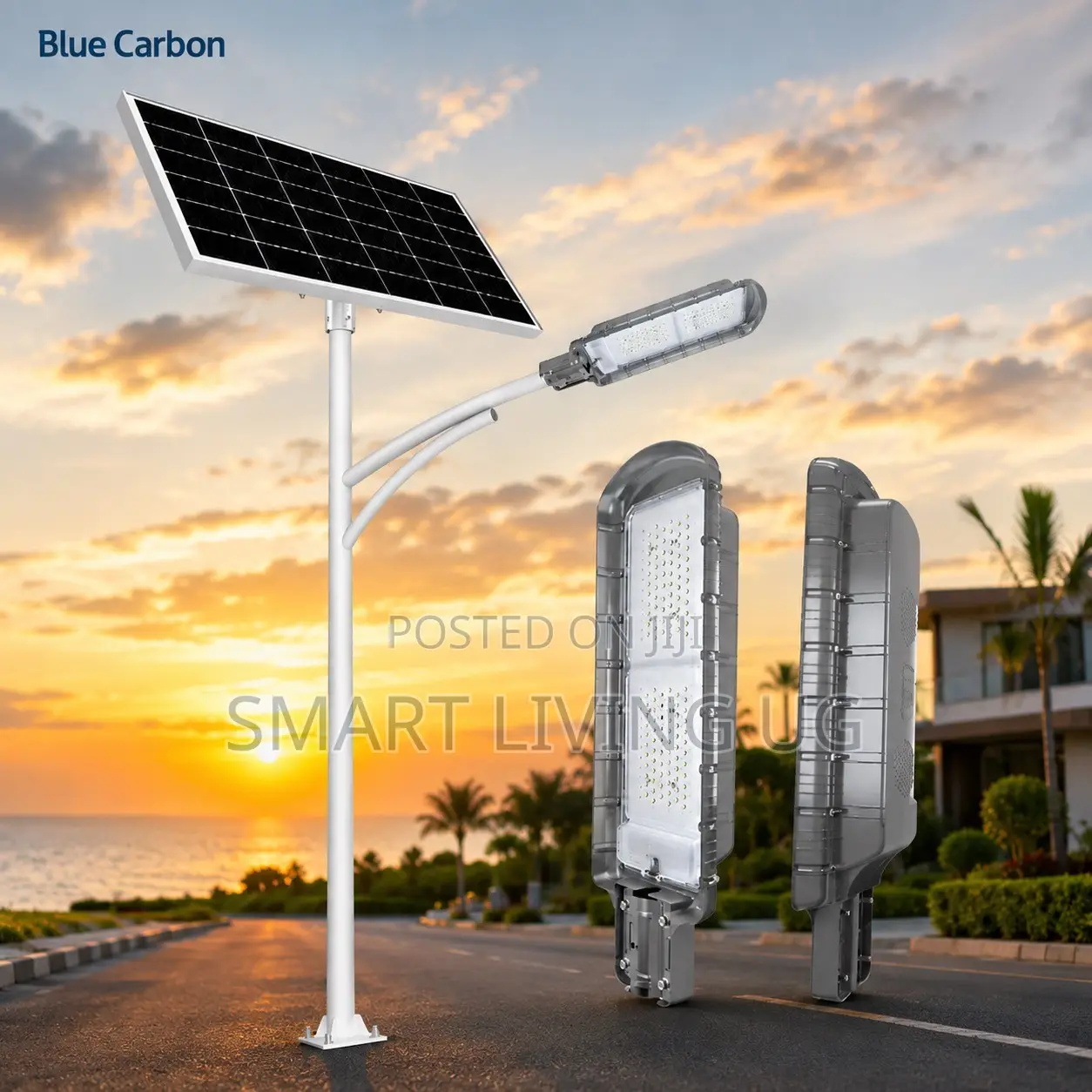 Blue Carbon 3.0 King Light Solar Street Light With Powerful LED