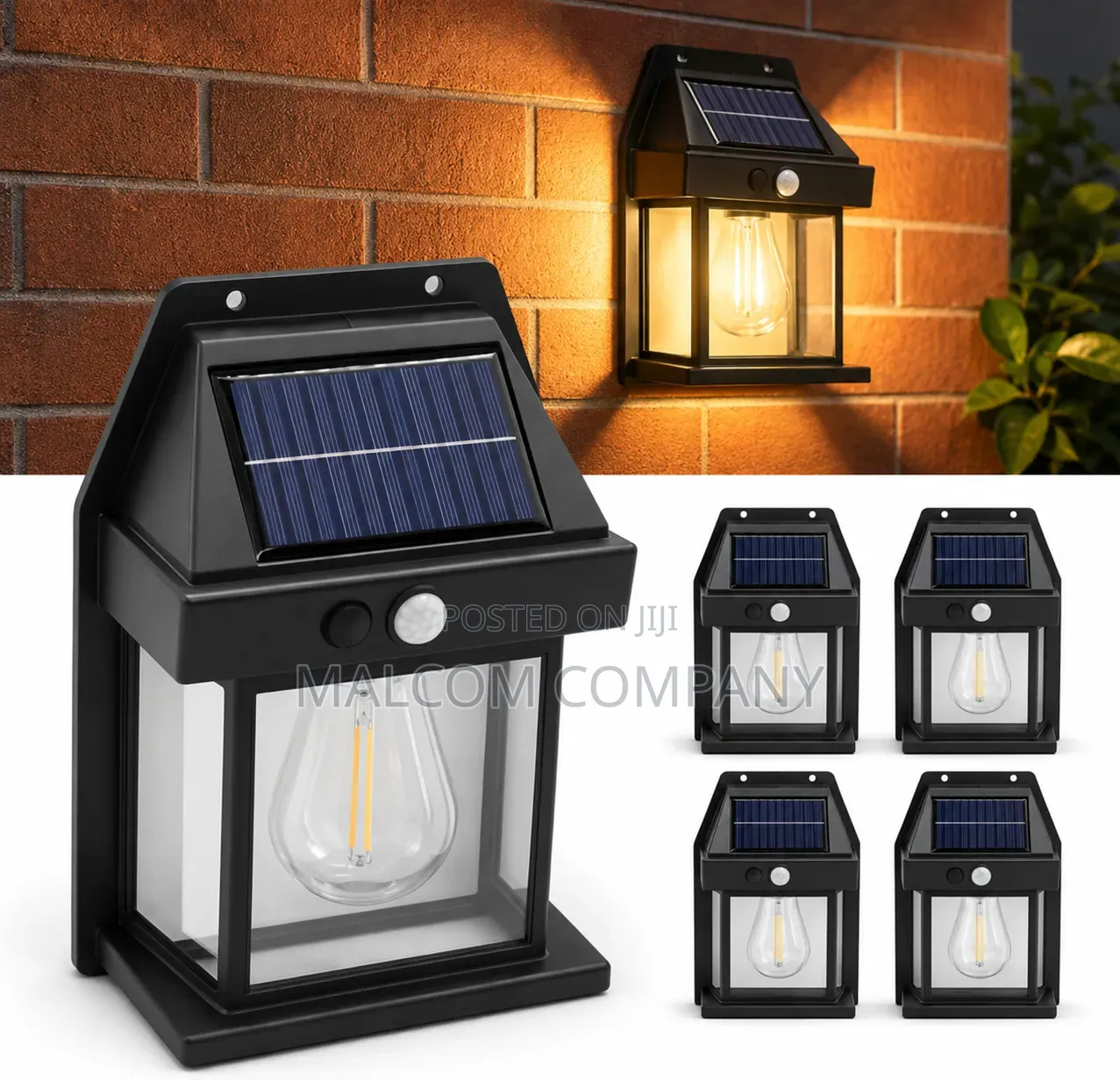Solar Motion Sensor Wall Light