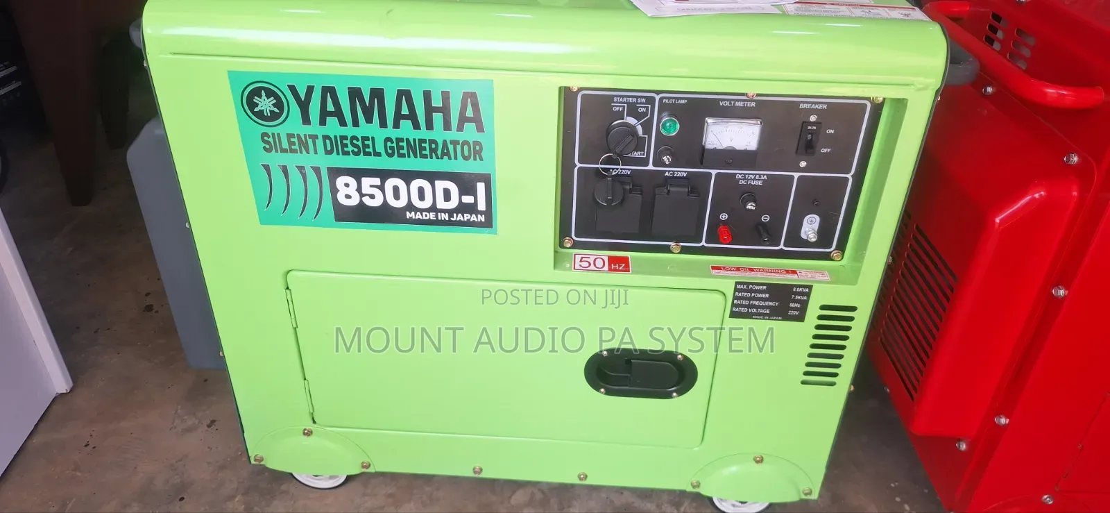 Silent Diesel Generator Yamaha 8500d-L