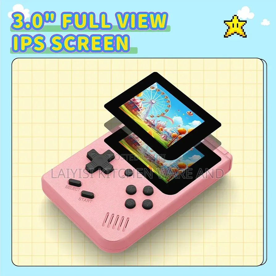 Gaming Console,Portable Video Game Preloaded 400 Classic Video Games,