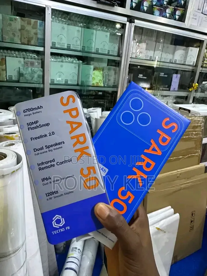 New Tecno Spark 50 128 GB Black