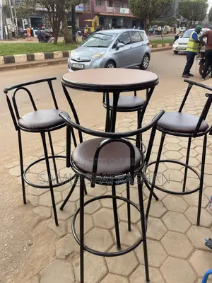Dark Chocolate Bar Stool Set