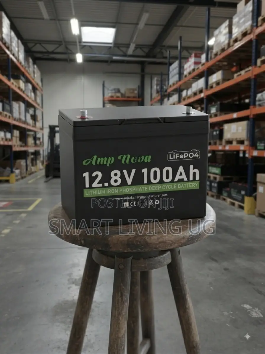 Powerful AMP Nova 12.8V 100Ah Lithium Battery for Business Backup