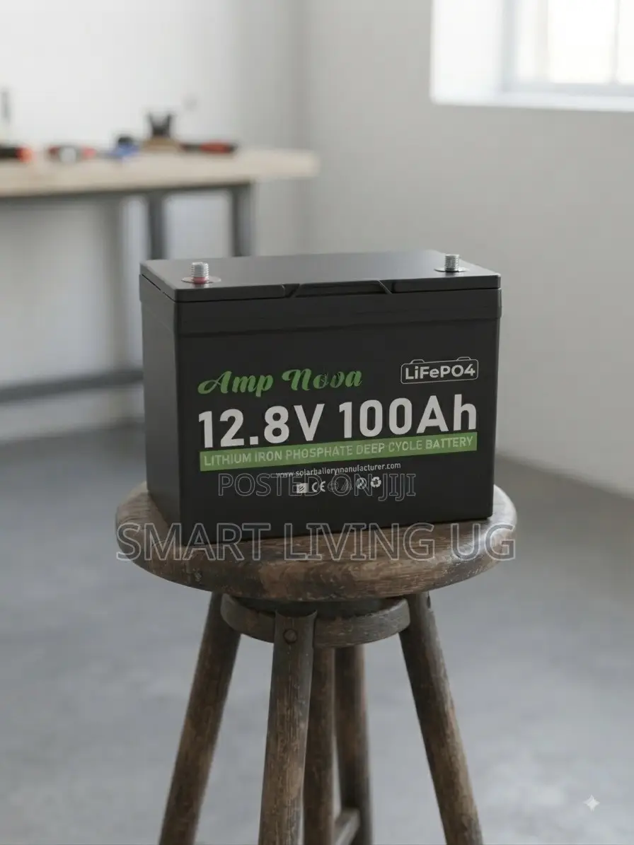 Powerful AMP Nova 12.8V 100Ah Lithium Battery for Business Backup