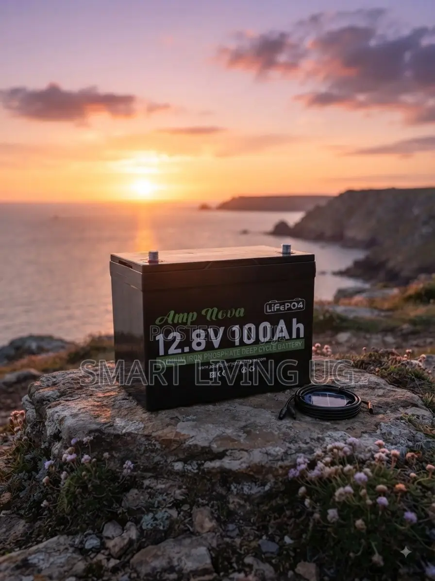 AMP Nova 100Ah 12.8V Deep Cycle Battery for Off-Grid Solar.