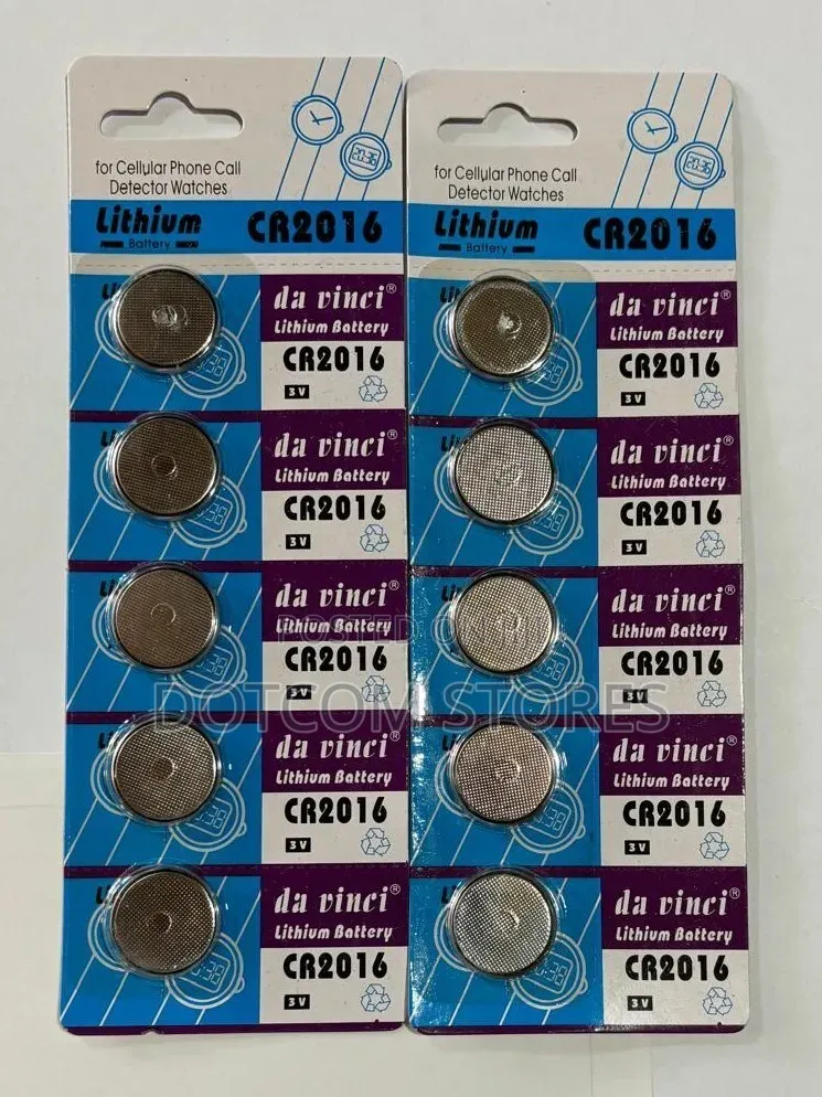 10pcs DAVINCI CR2016 COIN CELL Button Batteries Lithium