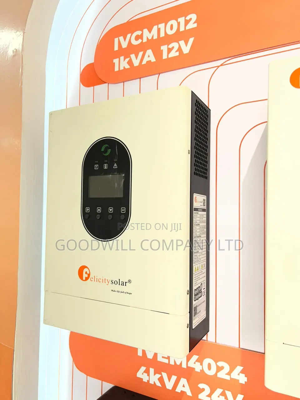 1kva 1000w 12v Vampower Felicity Hybrid Inverter