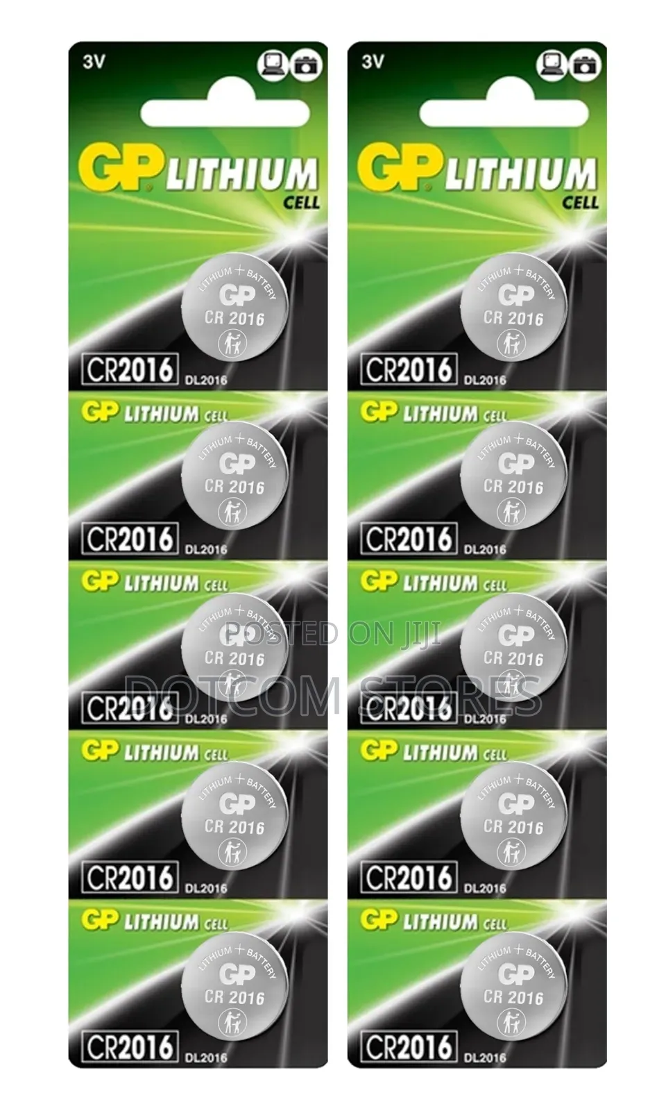 10pcs DAVINCI CR2016 COIN CELL Button Batteries Lithium