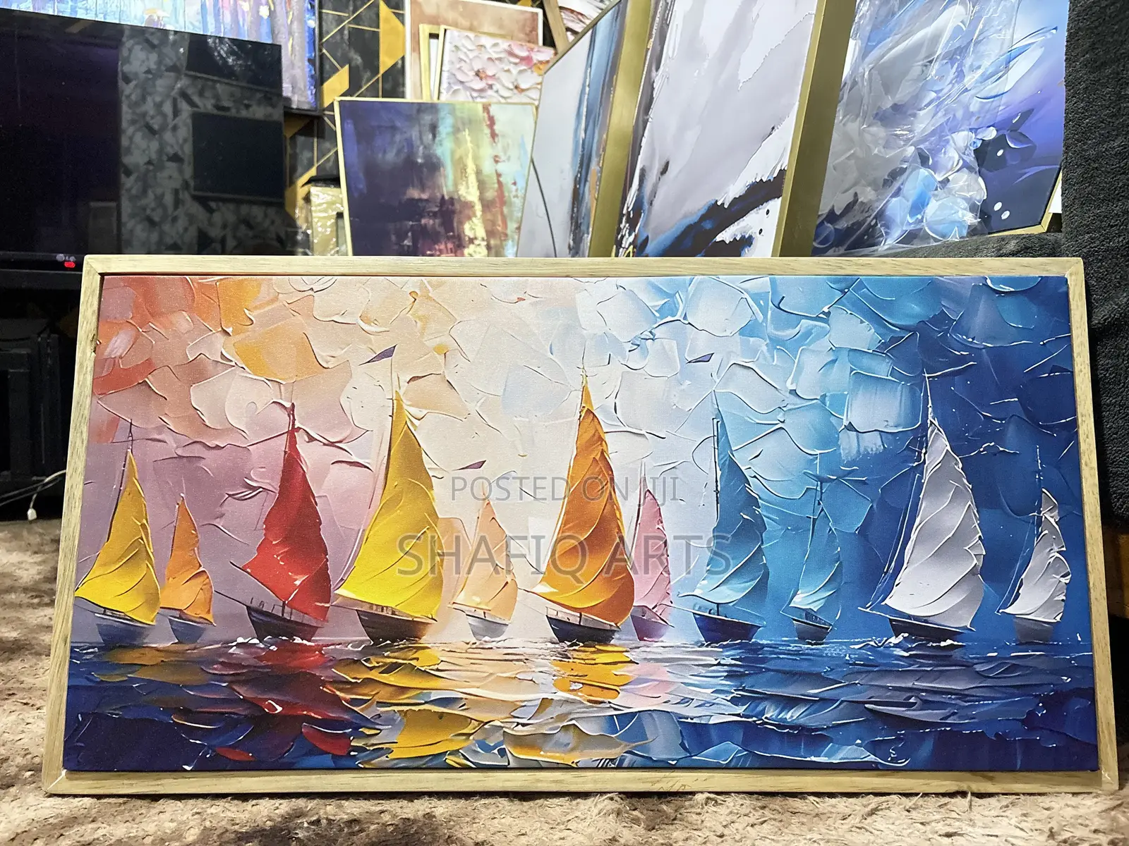 Original Art Framed Canvas