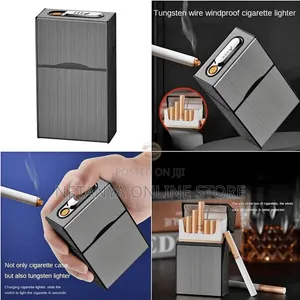 Rechargeable 2in1 Cigarette Lighter and Case