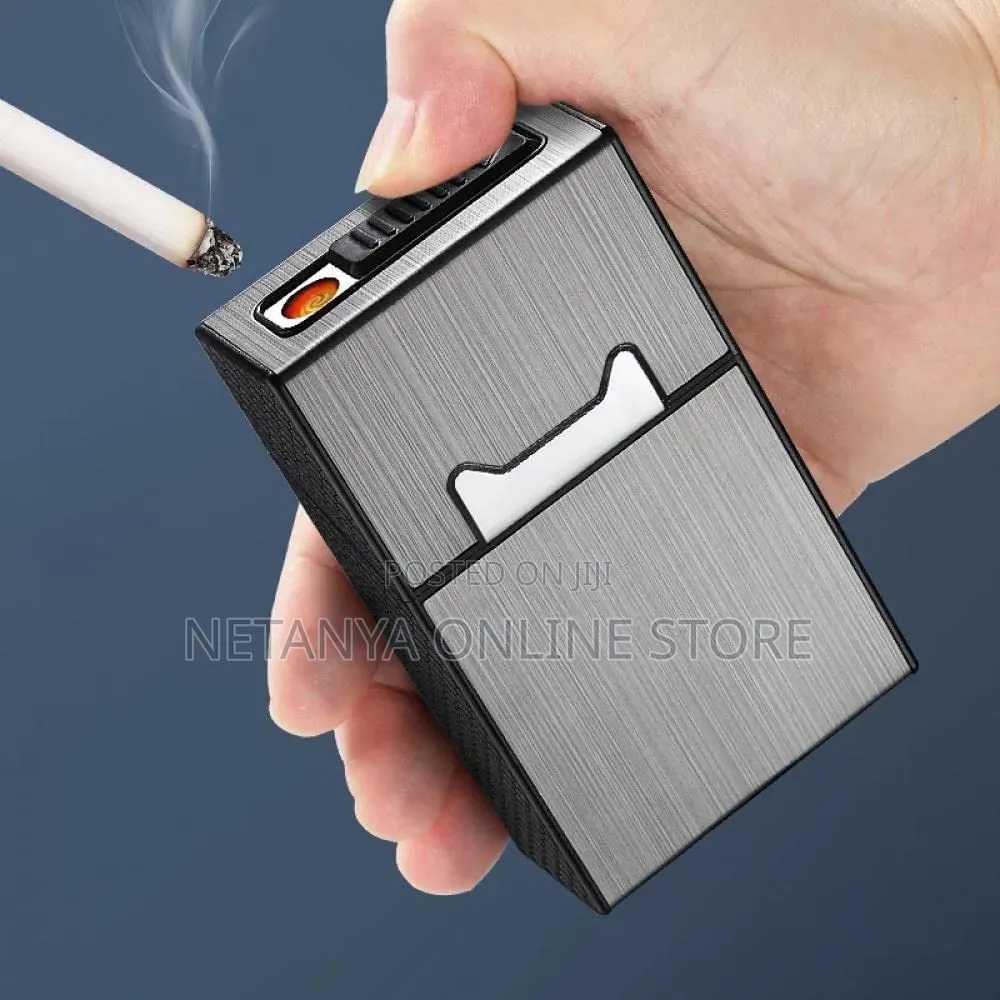 Rechargeable 2in1 Cigarette Lighter and Case