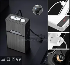 Rechargeable 2in1 Cigarette Lighter and Case
