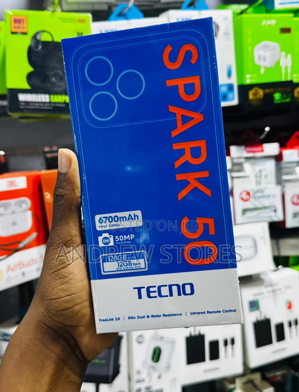 New Tecno Spark 50 128 GB Blue