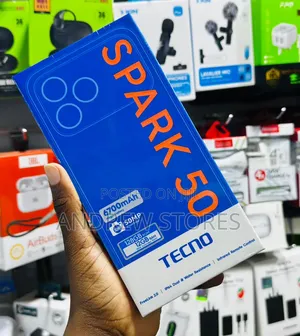 New Tecno Spark 50 128 GB Blue