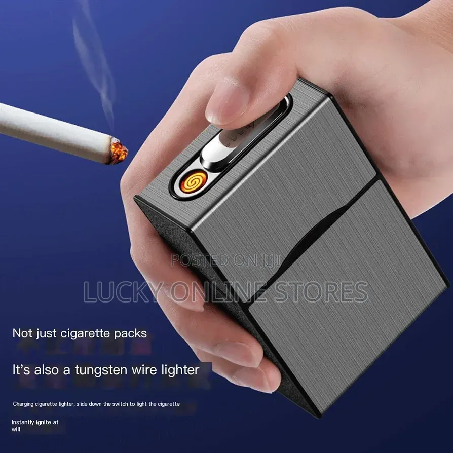 Electric Lighter Ciggar Case