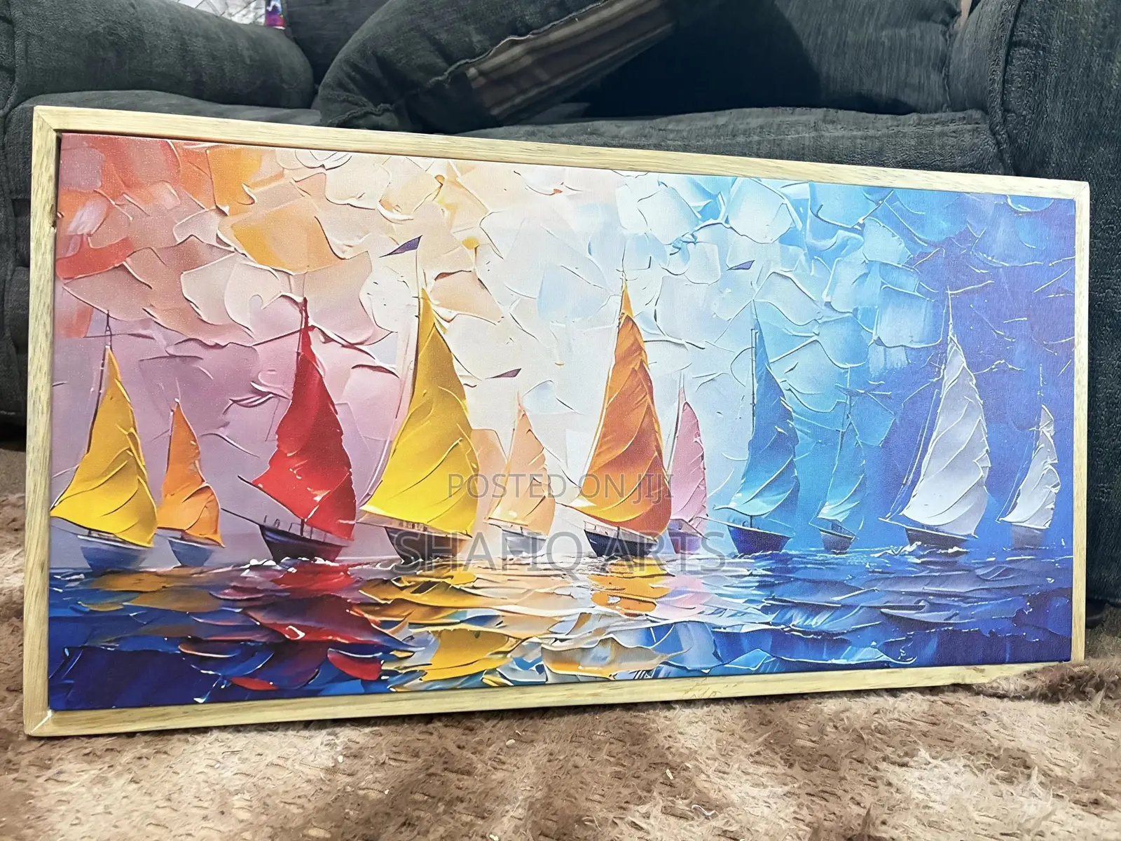 Original Art Framed Canvas