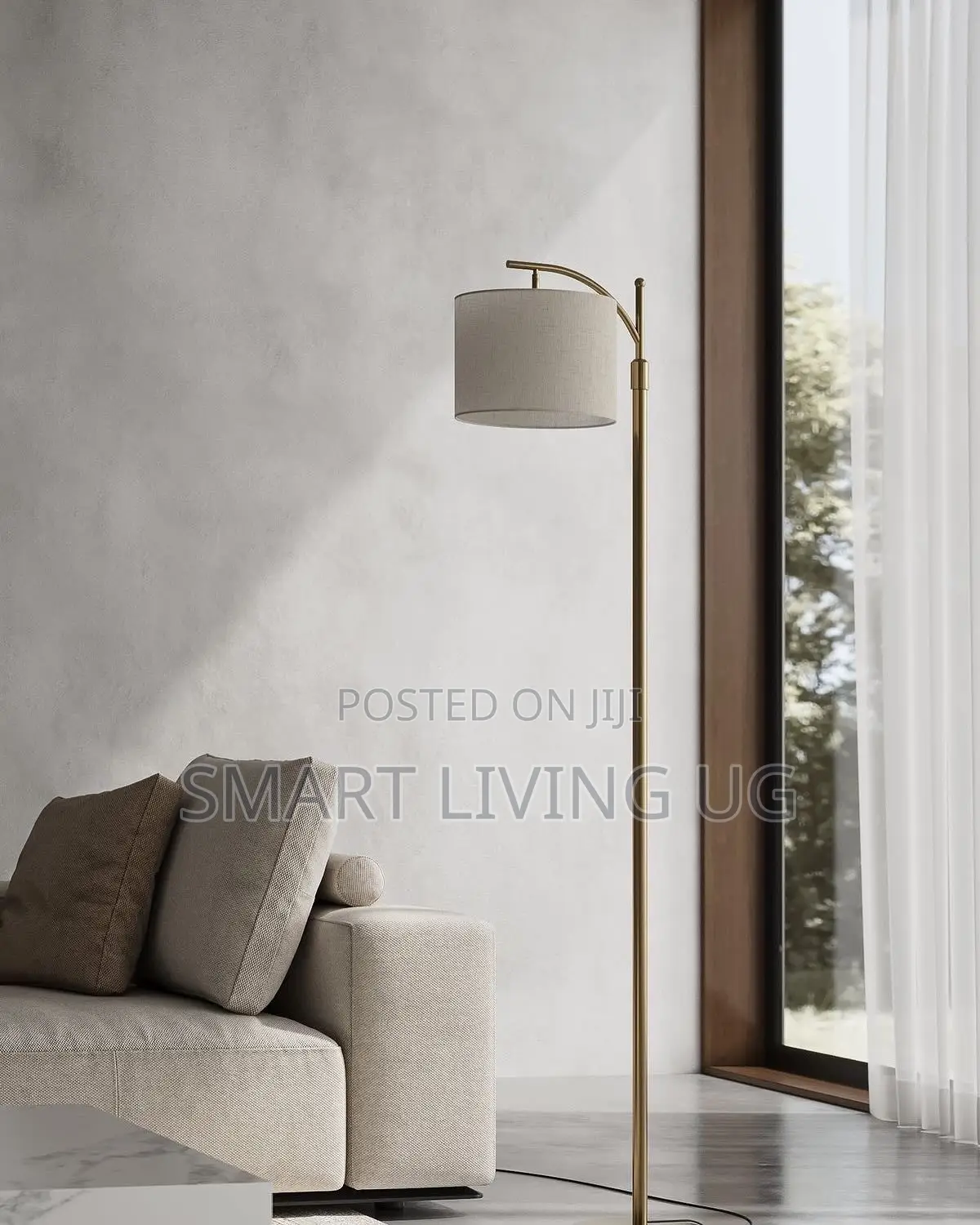 Luxury Crystal Droplet Standing Floor Lamp -Elegant Living Room Piece