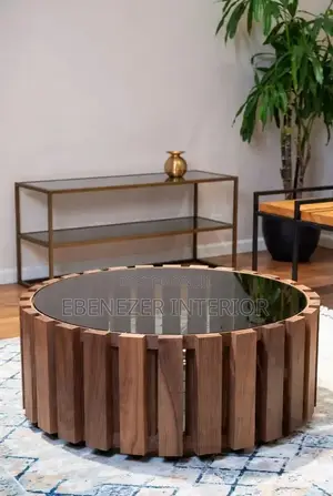 Circular Wooden Center Table