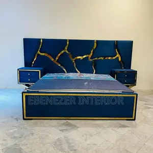 Modern Blue Bed