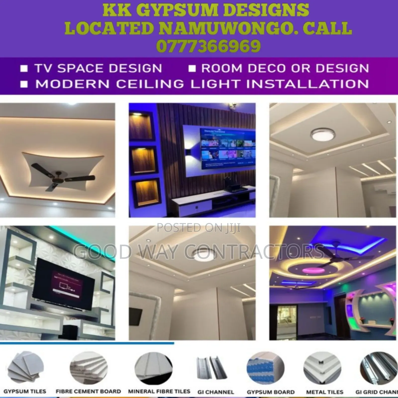 Gypsum Material Available in All Sizes