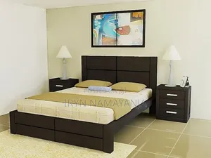 Black Wooden Beds