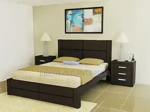 Black Wooden Beds