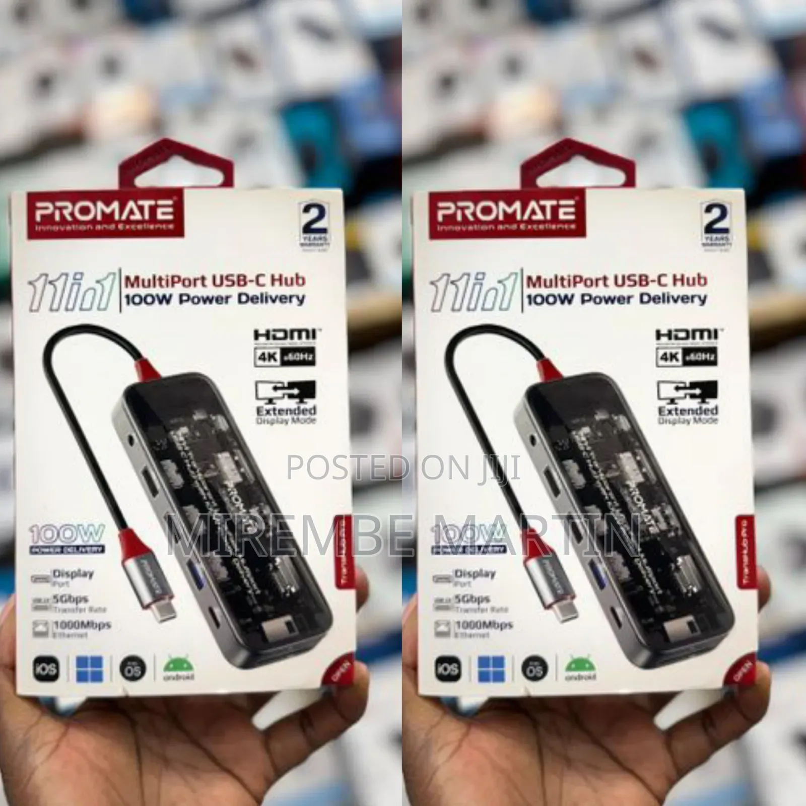 Promate 11 in 1 MultiPort USB-C Hub