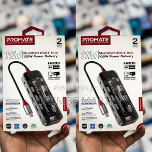 Promate 11 in 1 MultiPort USB-C Hub