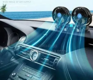 Dual-Head Wireless Car Fan
