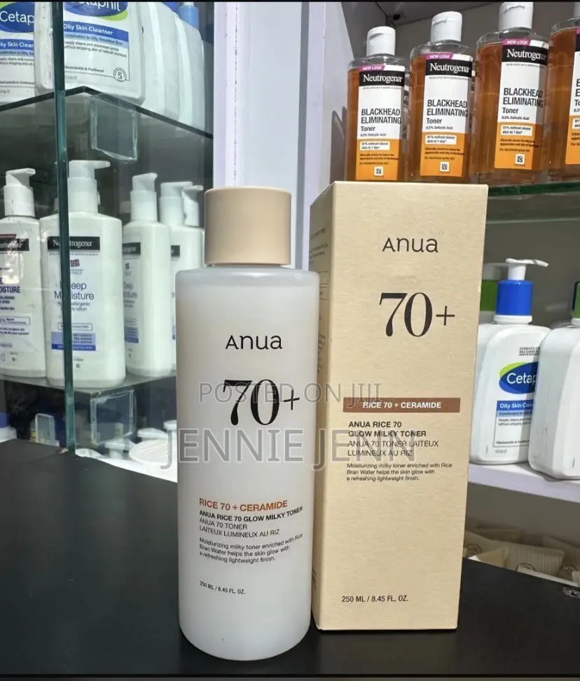 Anua Rice 70+ Ceramide Glowy Milky Toner