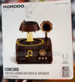Porodo Lifestyle Concord Vintage Aroma Diffuser Speaker