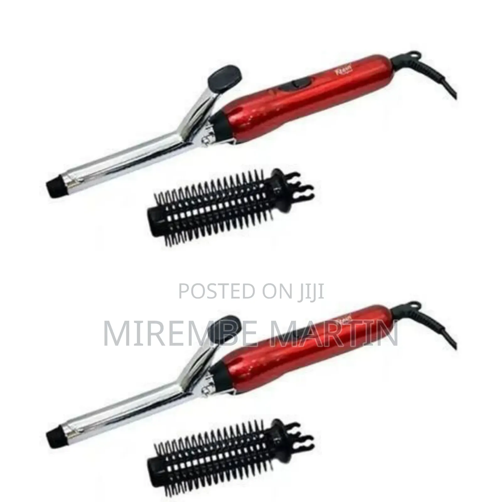 Professional Hair Curling Iron With Removable Styling Brush