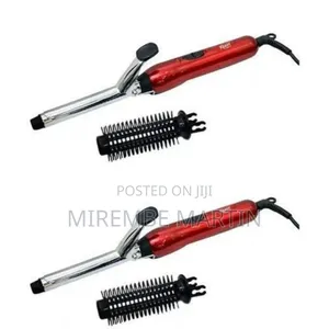 Professional Hair Curling Iron With Removable Styling Brush