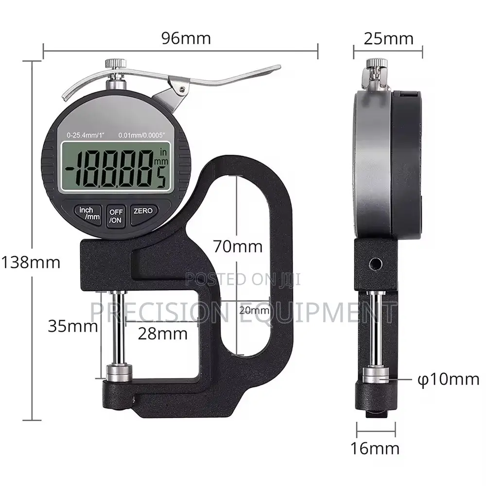 Digital Micrometer Thickness Gauge