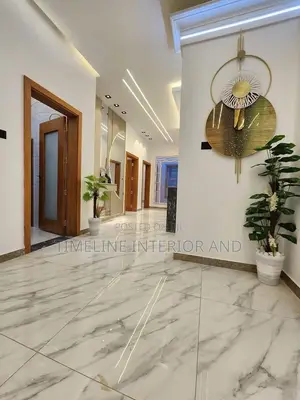 Luxury Gypsum Ceiling With LED Strip Lighting