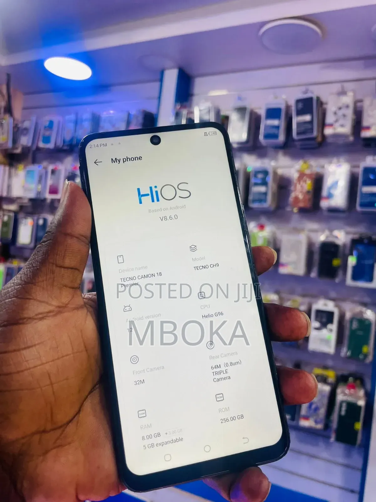 Tecno Camon 18 Premier 256 GB Black