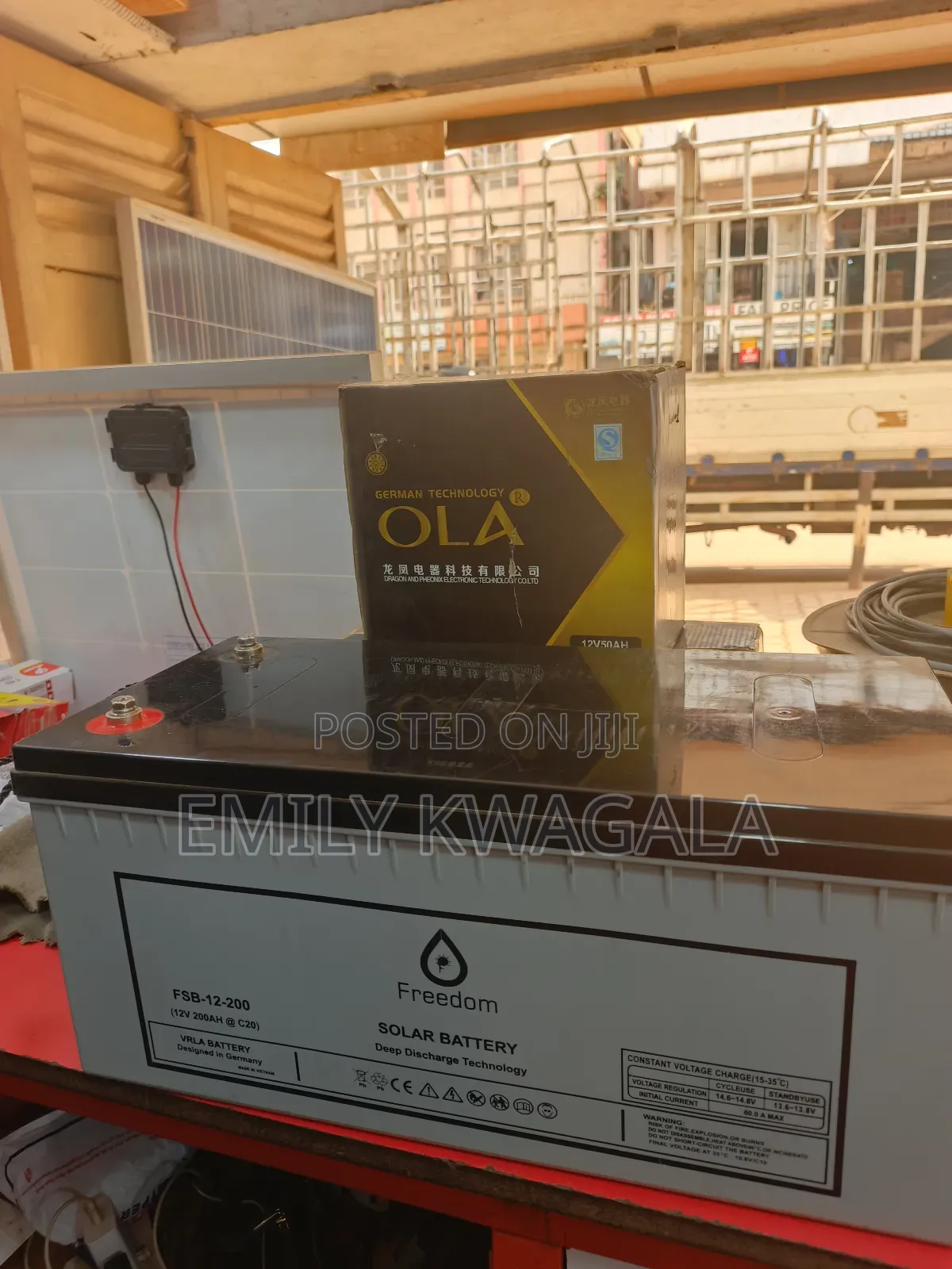 Solar and Back Up Batteries Available