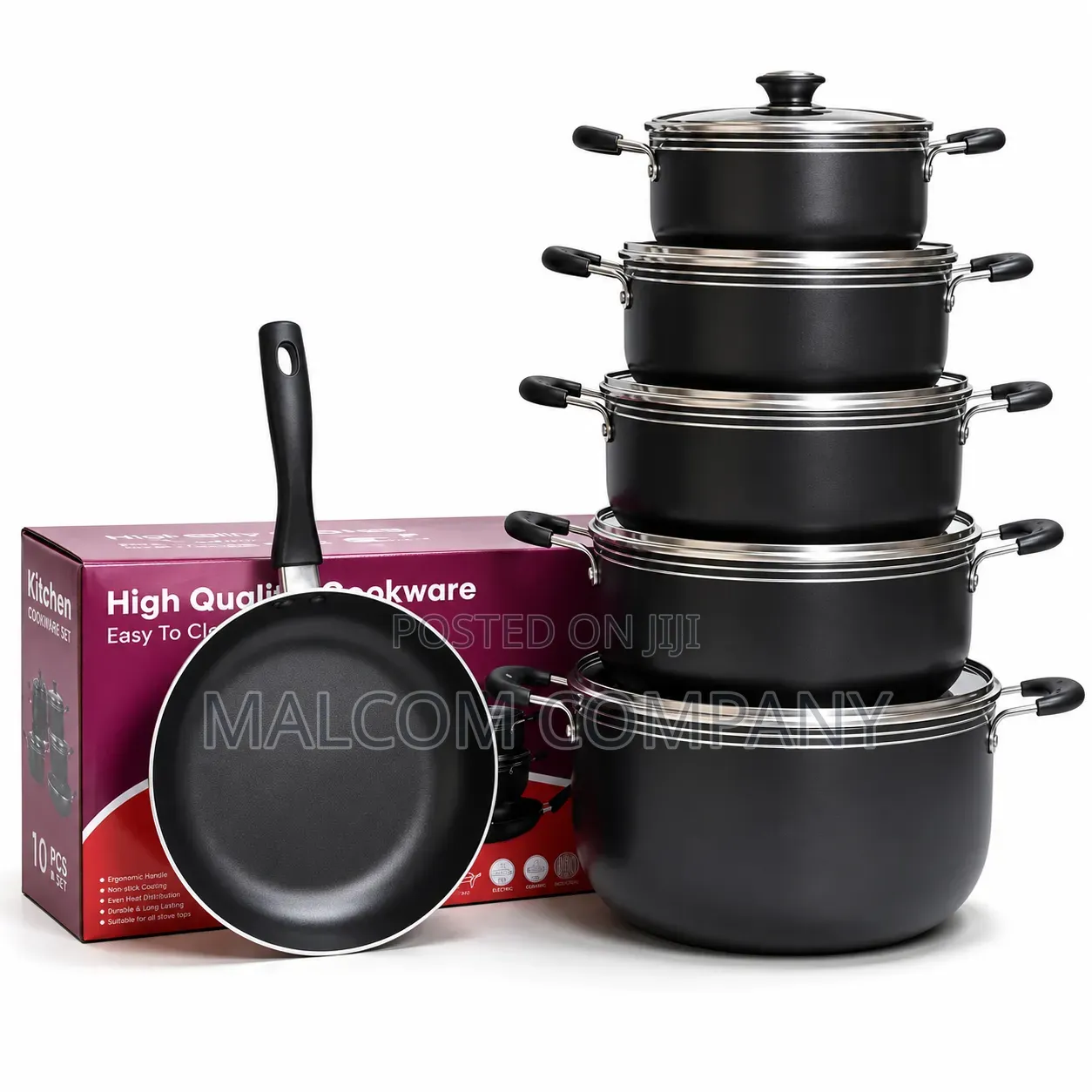 6-Piece Classic Non-Stick Cookware Set