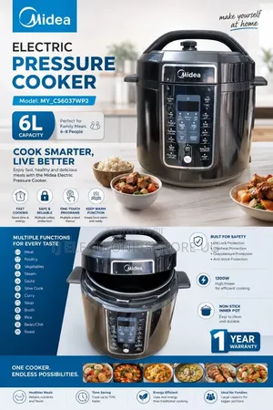 Midea 6 Litre Digital Pressure Cooker