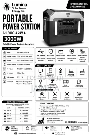 Lumina Power Station 3000w
