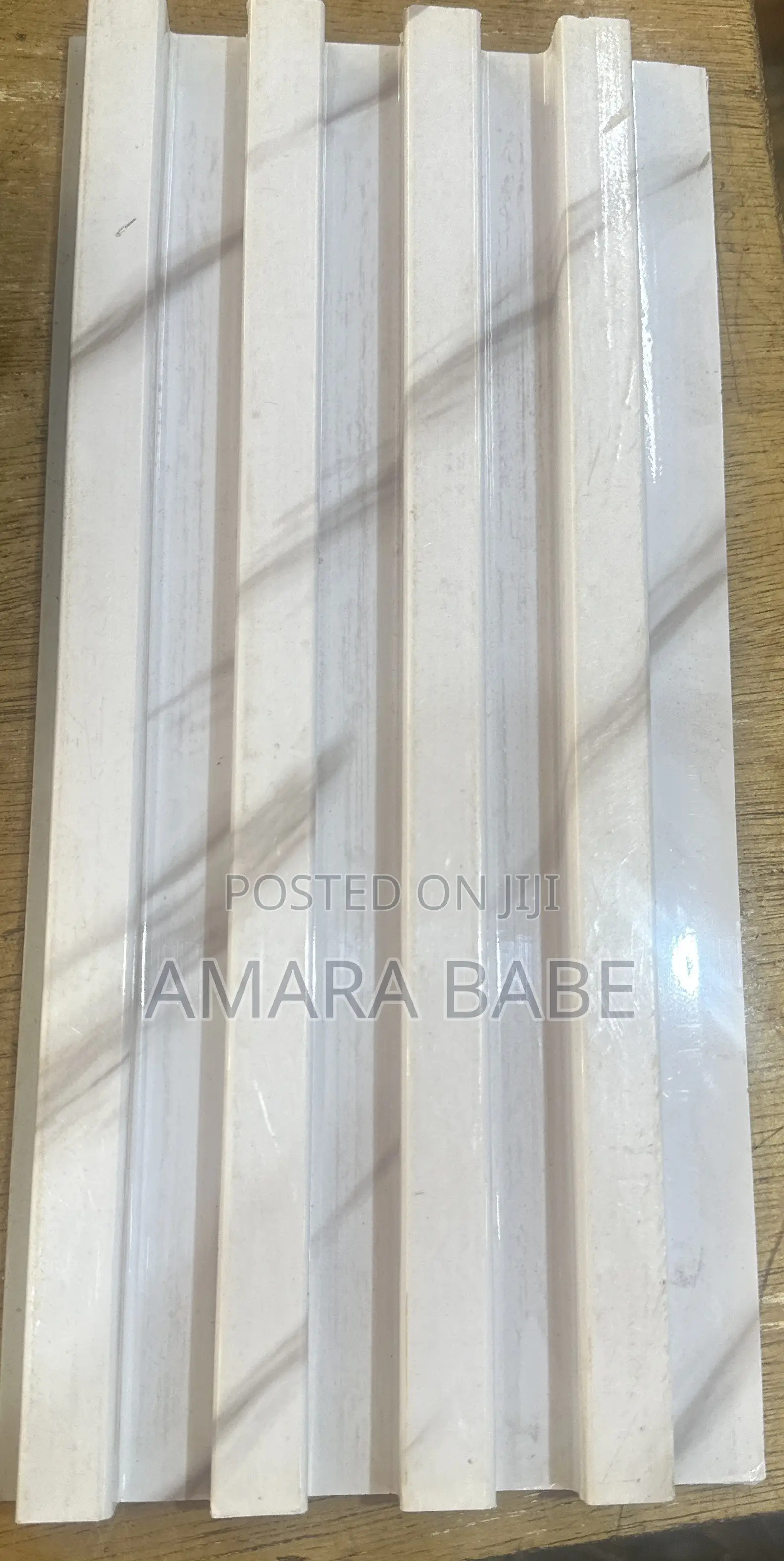 10ft(3m)x17cm .PVC Fluted Wall Panel.
